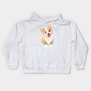 Corgi Puppy Kids Hoodie